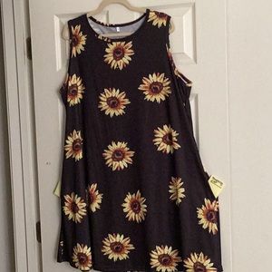 Sunflower Sun Dress w/ POCKETS